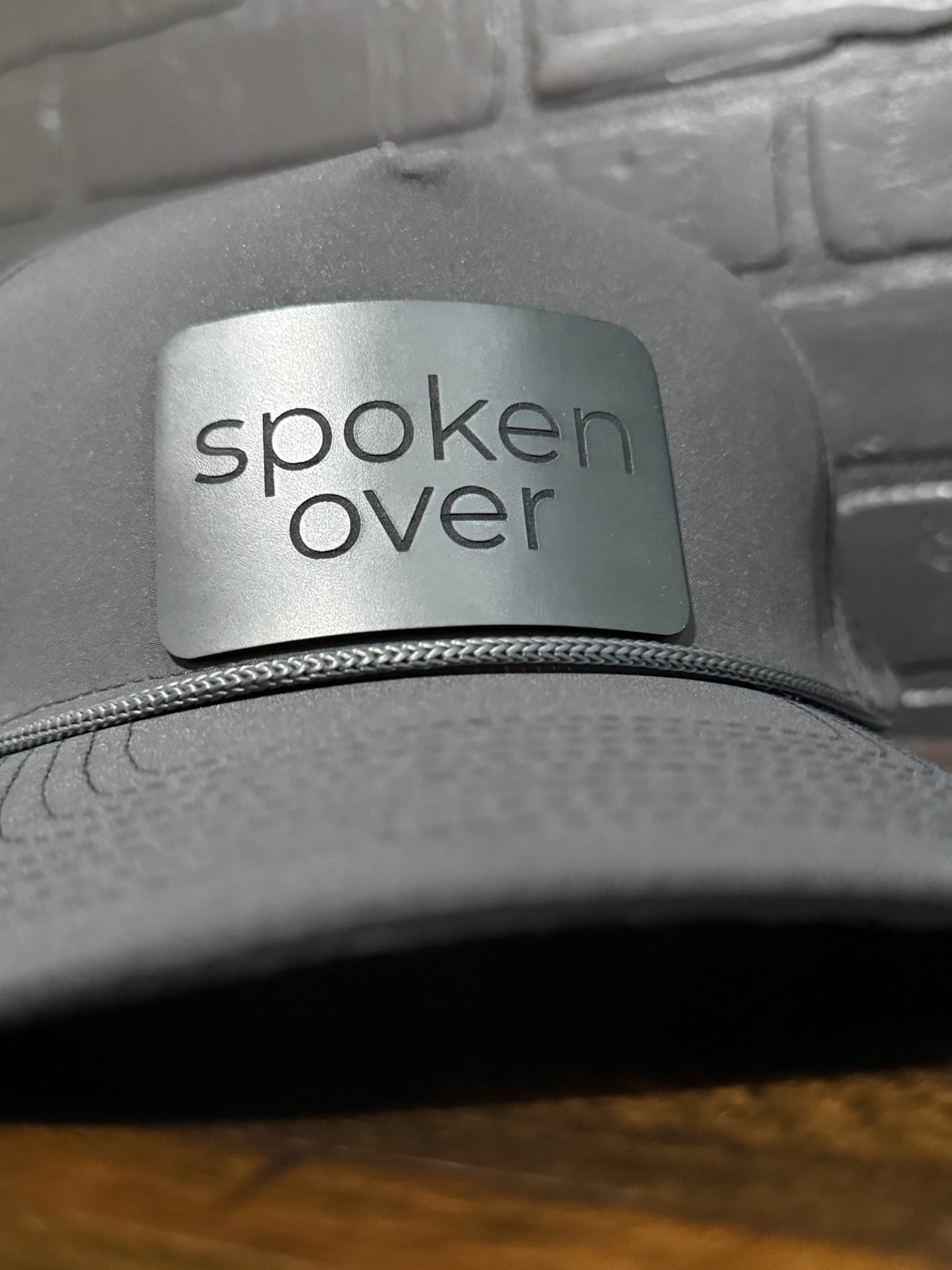 Spoken Over — Leather Patch Hat
